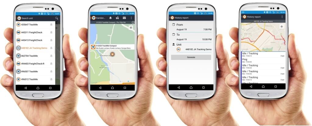 vehicle tracking app