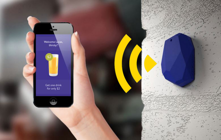 bluetooth beacon tracking app
